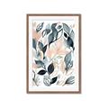 Picture of Pink and Gray Flowers I _GroupedProduct_Rectangle_Portrait_Framed_Matted_