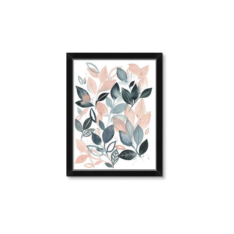 Picture of Pink and Gray Flowers II  _GroupedProduct_Rectangle_Portrait_Framed_Matted_