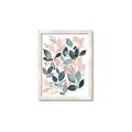Picture of Pink and Gray Flowers II  _GroupedProduct_Rectangle_Portrait_Framed_Matted_