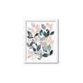Picture of Pink and Gray Flowers II  _GroupedProduct_Rectangle_Portrait_Framed_Matted_