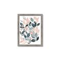 Picture of Pink and Gray Flowers II  _GroupedProduct_Rectangle_Portrait_Framed_Matted_
