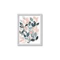 Picture of Pink and Gray Flowers II  _GroupedProduct_Rectangle_Portrait_Framed_Matted_