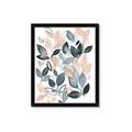 Picture of Pink and Gray Flowers II  _GroupedProduct_Rectangle_Portrait_Framed_Matted_