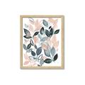 Picture of Pink and Gray Flowers II  _GroupedProduct_Rectangle_Portrait_Framed_Matted_
