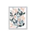 Picture of Pink and Gray Flowers II  _GroupedProduct_Rectangle_Portrait_Framed_Matted_