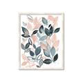 Picture of Pink and Gray Flowers II  _GroupedProduct_Rectangle_Portrait_Framed_Matted_