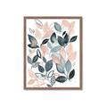 Picture of Pink and Gray Flowers II  _GroupedProduct_Rectangle_Portrait_Framed_Matted_