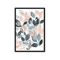 Picture of Pink and Gray Flowers II  _GroupedProduct_Rectangle_Portrait_Framed_Matted_