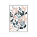 Picture of Pink and Gray Flowers II  _GroupedProduct_Rectangle_Portrait_Framed_Matted_