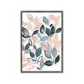 Picture of Pink and Gray Flowers II  _GroupedProduct_Rectangle_Portrait_Framed_Matted_