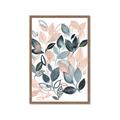 Picture of Pink and Gray Flowers II  _GroupedProduct_Rectangle_Portrait_Framed_Matted_