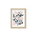 Picture of Pink and Gray Flowers II  _GroupedProduct_Rectangle_Portrait_Framed_Matted_