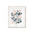Picture of Pink and Gray Flowers II  _GroupedProduct_Rectangle_Portrait_Framed_Matted_