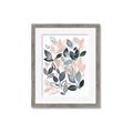 Picture of Pink and Gray Flowers II  _GroupedProduct_Rectangle_Portrait_Framed_Matted_