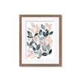 Picture of Pink and Gray Flowers II  _GroupedProduct_Rectangle_Portrait_Framed_Matted_