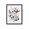 Picture of Pink and Gray Flowers II  _GroupedProduct_Rectangle_Portrait_Framed_Matted_