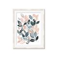 Picture of Pink and Gray Flowers II  _GroupedProduct_Rectangle_Portrait_Framed_Matted_