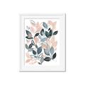 Picture of Pink and Gray Flowers II  _GroupedProduct_Rectangle_Portrait_Framed_Matted_