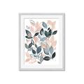 Picture of Pink and Gray Flowers II  _GroupedProduct_Rectangle_Portrait_Framed_Matted_
