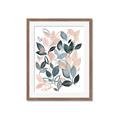Picture of Pink and Gray Flowers II  _GroupedProduct_Rectangle_Portrait_Framed_Matted_