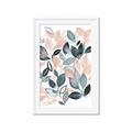 Picture of Pink and Gray Flowers II  _GroupedProduct_Rectangle_Portrait_Framed_Matted_