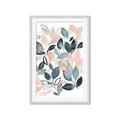 Picture of Pink and Gray Flowers II  _GroupedProduct_Rectangle_Portrait_Framed_Matted_