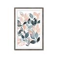 Picture of Pink and Gray Flowers II  _GroupedProduct_Rectangle_Portrait_Framed_Matted_
