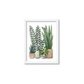 Picture of Plant Party I  _GroupedProduct_Rectangle_Portrait_Framed_Matted_