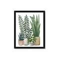 Picture of Plant Party I  _GroupedProduct_Rectangle_Portrait_Framed_Matted_