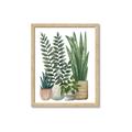Picture of Plant Party I  _GroupedProduct_Rectangle_Portrait_Framed_Matted_