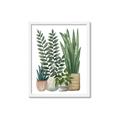 Picture of Plant Party I  _GroupedProduct_Rectangle_Portrait_Framed_Matted_