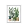 Picture of Plant Party I  _GroupedProduct_Rectangle_Portrait_Framed_Matted_