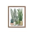 Picture of Plant Party I  _GroupedProduct_Rectangle_Portrait_Framed_Matted_