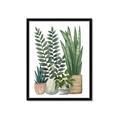 Picture of Plant Party I  _GroupedProduct_Rectangle_Portrait_Framed_Matted_