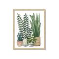 Picture of Plant Party I  _GroupedProduct_Rectangle_Portrait_Framed_Matted_