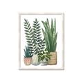 Picture of Plant Party I  _GroupedProduct_Rectangle_Portrait_Framed_Matted_