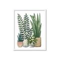 Picture of Plant Party I  _GroupedProduct_Rectangle_Portrait_Framed_Matted_
