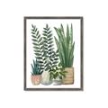 Picture of Plant Party I  _GroupedProduct_Rectangle_Portrait_Framed_Matted_