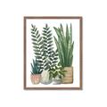 Picture of Plant Party I  _GroupedProduct_Rectangle_Portrait_Framed_Matted_