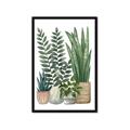Picture of Plant Party I  _GroupedProduct_Rectangle_Portrait_Framed_Matted_