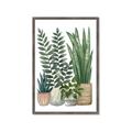 Picture of Plant Party I  _GroupedProduct_Rectangle_Portrait_Framed_Matted_