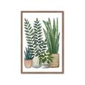 Picture of Plant Party I  _GroupedProduct_Rectangle_Portrait_Framed_Matted_