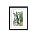 Picture of Plant Party I  _GroupedProduct_Rectangle_Portrait_Framed_Matted_