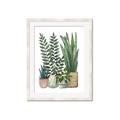 Picture of Plant Party I  _GroupedProduct_Rectangle_Portrait_Framed_Matted_
