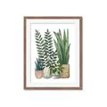 Picture of Plant Party I  _GroupedProduct_Rectangle_Portrait_Framed_Matted_