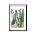 Picture of Plant Party I  _GroupedProduct_Rectangle_Portrait_Framed_Matted_