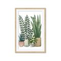 Picture of Plant Party I  _GroupedProduct_Rectangle_Portrait_Framed_Matted_