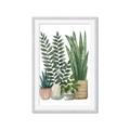 Picture of Plant Party I  _GroupedProduct_Rectangle_Portrait_Framed_Matted_