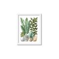 Picture of Plant Party II  _GroupedProduct_Rectangle_Portrait_Framed_Matted_