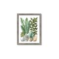 Picture of Plant Party II  _GroupedProduct_Rectangle_Portrait_Framed_Matted_